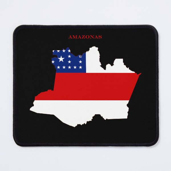 Item preview, Amazonas Map Flag Silhouette Brazil Heritage Gift designed and sold by NTGUILTY.