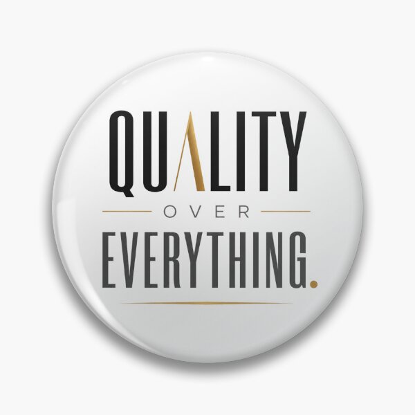 Item preview, Quality Over Everything – Luxury Mindset Motivational Quote designed and sold by the-dovlat.