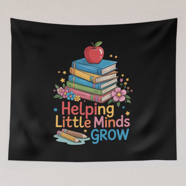 Item preview, Helping Little Minds Grow Teacher Mental Health designed and sold by TrinaEspinoza.