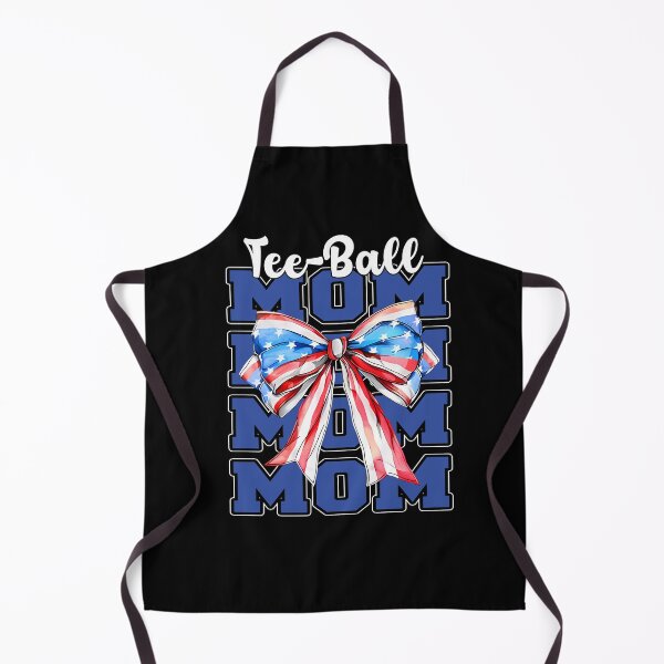 Item preview, Patriotic Tee Ball Mom Bow Shirt designed and sold by LarryMBrown.
