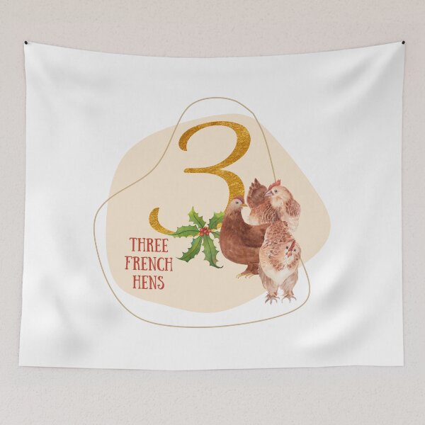 Item preview, Three French Hens designed and sold by S-and-W-4ever.