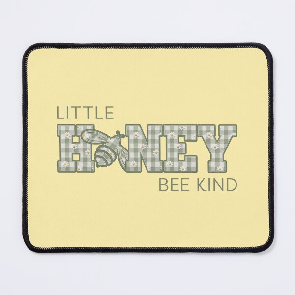 Item preview, Little Honey Bee Kind Gingham Daisy Heirloom Patch Design designed and sold by thelexiverse.