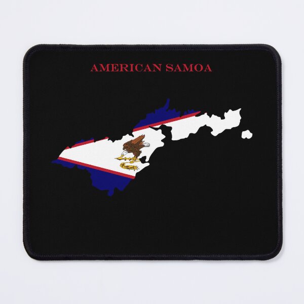 Item preview, American Samoa Map Flag Silhouette Heritage Gift designed and sold by NTGUILTY.