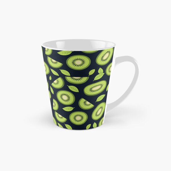 Item preview, Kiwi Kisses | Kiwi Fruit Seamless Pattern Black designed and sold by sundayclay.