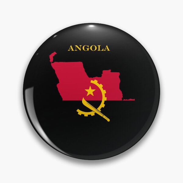 Item preview, Angola Map Flag Silhouette Angolan Pride Gift designed and sold by NTGUILTY.