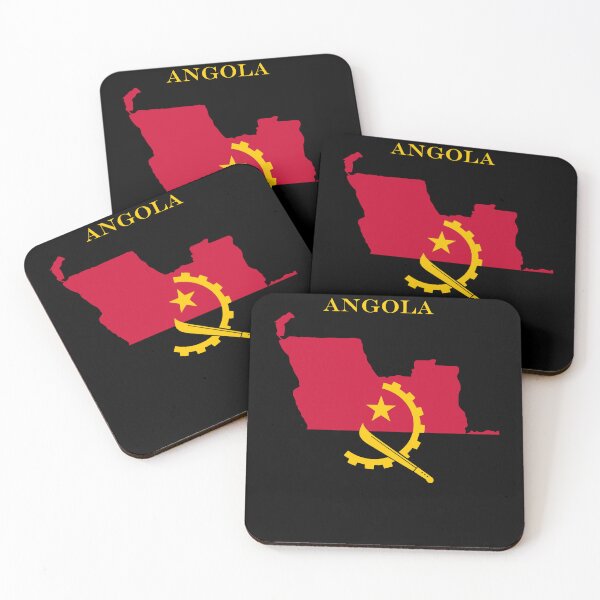 Item preview, Angola Map Flag Silhouette Angolan Pride Gift designed and sold by NTGUILTY.