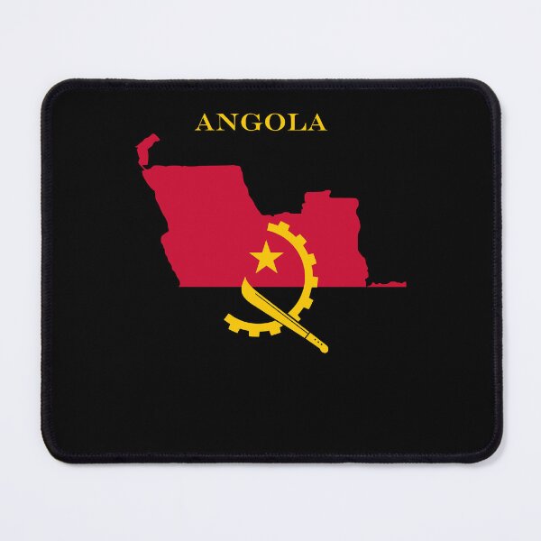 Item preview, Angola Map Flag Silhouette Angolan Pride Gift designed and sold by NTGUILTY.