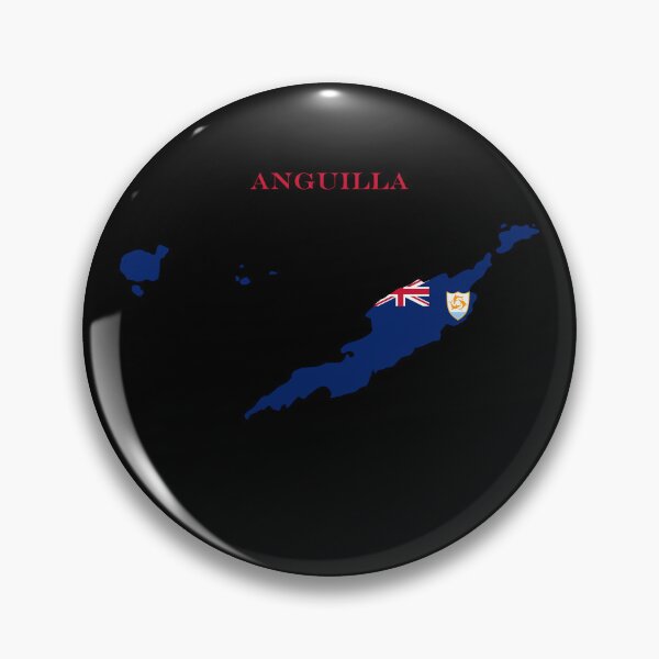 Item preview, Anguilla Map Flag Silhouette Heritage Gift designed and sold by NTGUILTY.