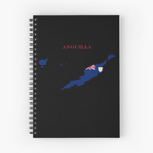 Item preview, Anguilla Map Flag Silhouette Heritage Gift designed and sold by NTGUILTY.