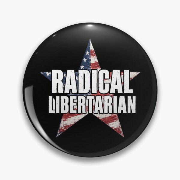 Item preview, Radical Libertarian American Flag Star designed and sold by MaxLevelMerch.