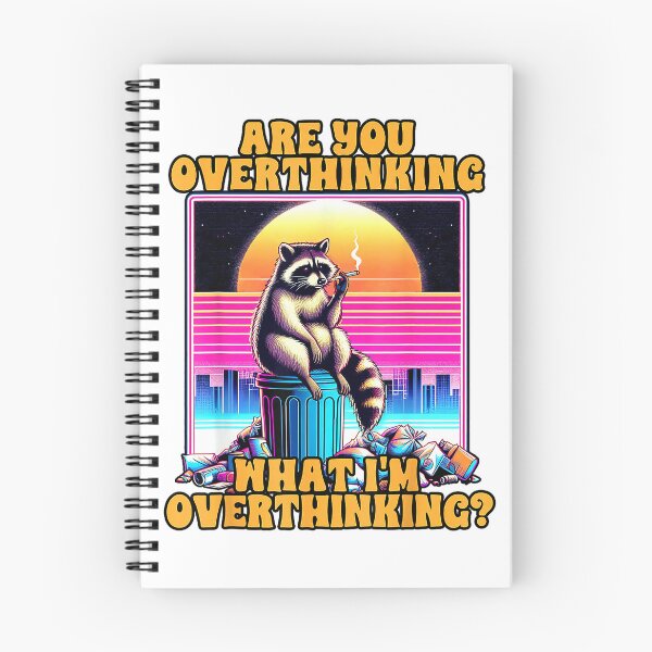 Item preview, Anxiety Racoon Are You Overthinking What I'm Overthinking T-Shirt designed and sold by KTY-NUSS.