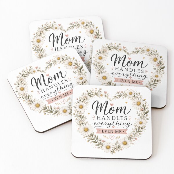 Item preview, Mom Handles Everything – Cute Daisy Floral Mother’s Day Design designed and sold by BlueMile.