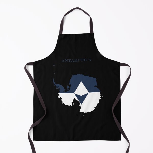 Item preview, Antarctica Map Flag Silhouette Expedition Heritage Gift designed and sold by NTGUILTY.