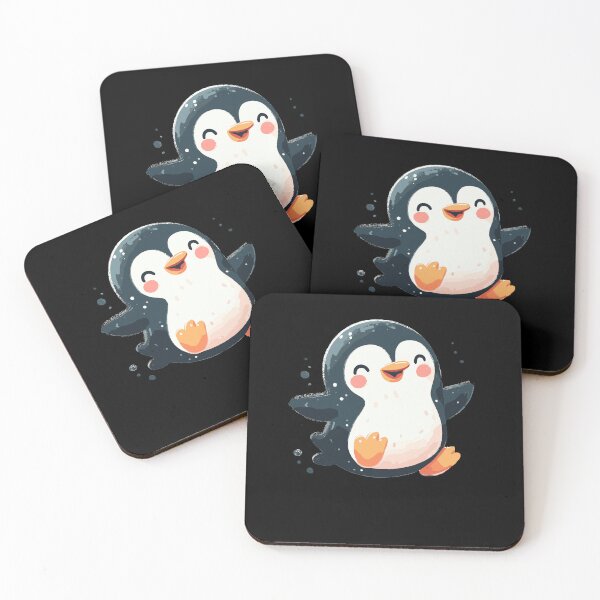 Item preview, Happy Chibi Antarctic Bird designed and sold by Emegan Print Art.