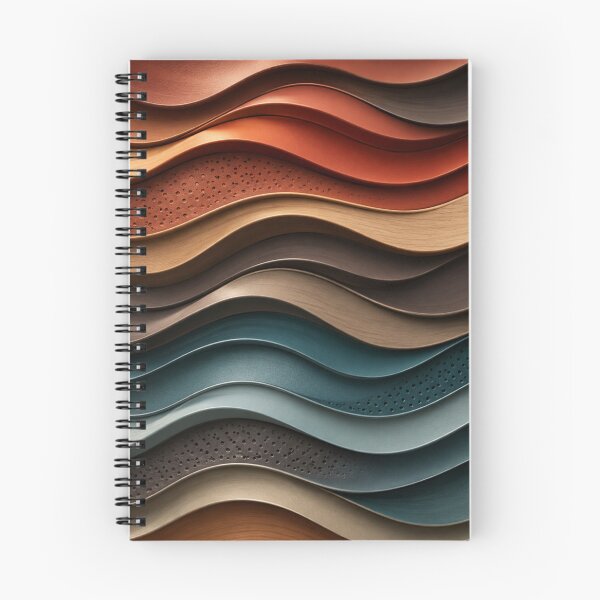Item preview, Earth & Teal Wave Pattern  designed and sold by Bellassi.