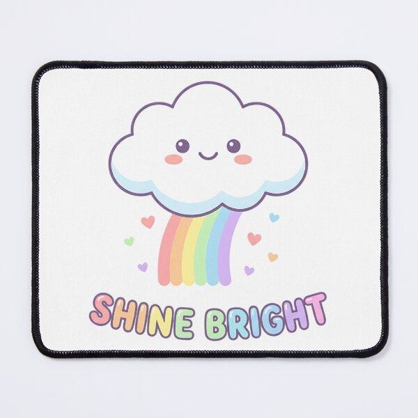Item preview, Kawaii Rainbow Cloud Shine Bright Pastel Art designed and sold by LyoniHERA.