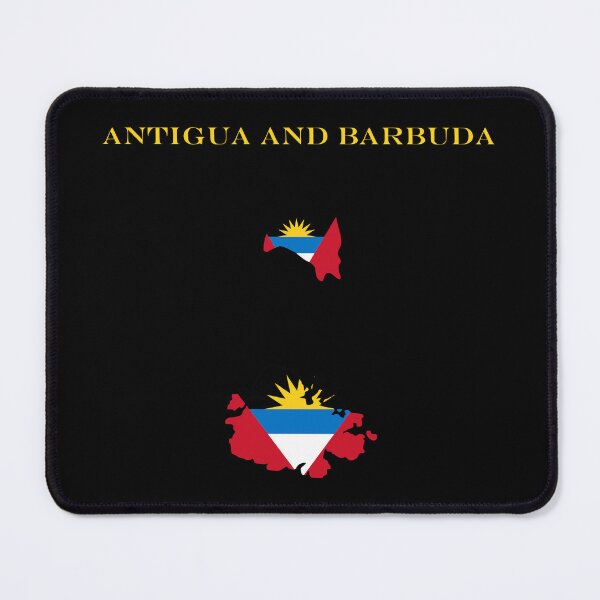 Item preview, Antigua and Barbuda Map Flag Silhouette Heritage Gift designed and sold by NTGUILTY.