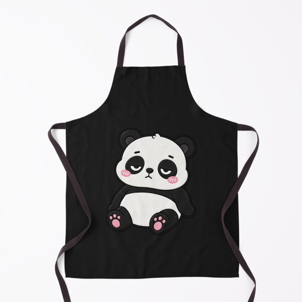 Item preview, Lazy Panda Sitting Cute Kawaii Cartoon Design designed and sold by ColorSplash123.