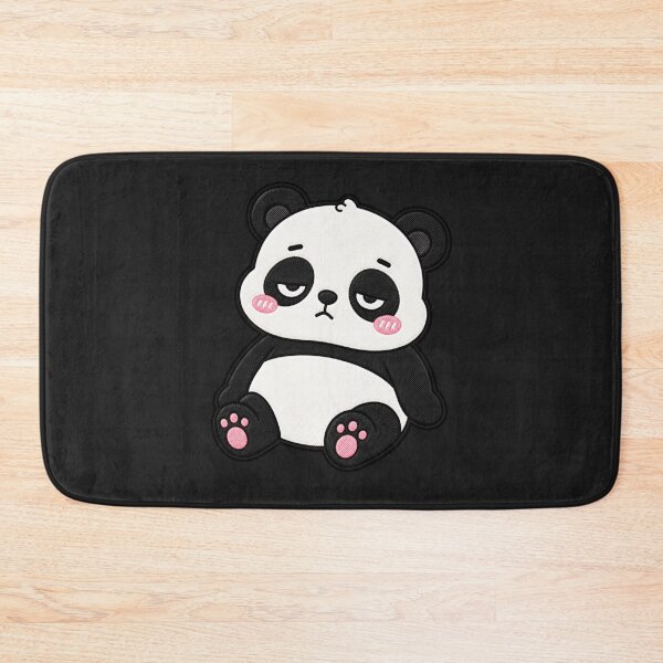 Item preview, Lazy Panda Sitting Cute Kawaii Cartoon Design designed and sold by ColorSplash123.