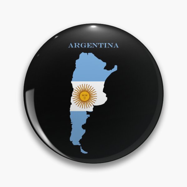 Item preview, Argentina Map Flag Silhouette Argentine Pride Gift designed and sold by NTGUILTY.
