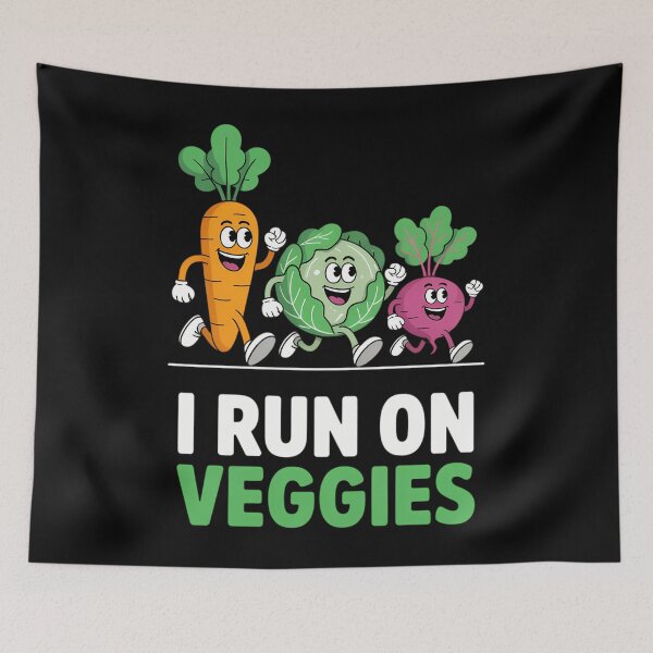 Item preview, Kardemumias I Run On Veggies Vegan designed and sold by TrinaEspinoza.