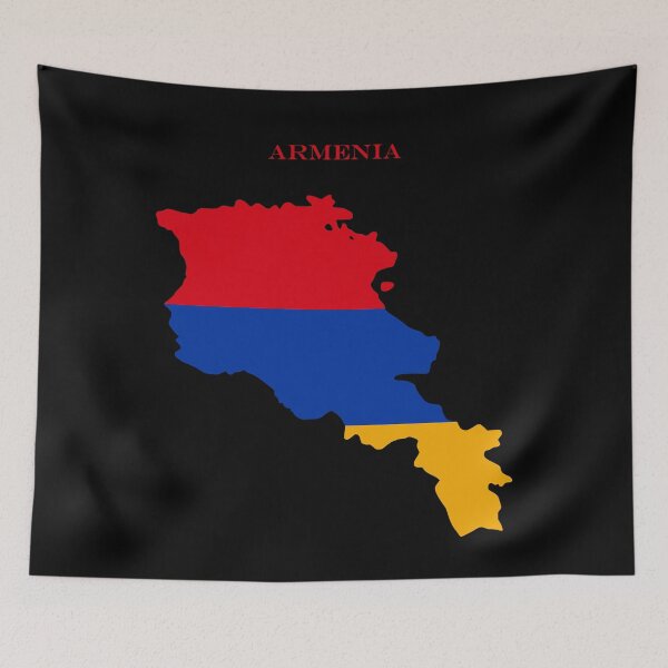 Item preview, Armenia Map Flag Silhouette Armenian Heritage Gift designed and sold by NTGUILTY.