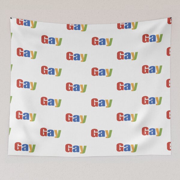 Item preview, Fun Ebay Logo GAY Lesbian Pride Rainbow Queer LGBTQ Novelty Happy Humor designed and sold by BuyShirtsOnline.