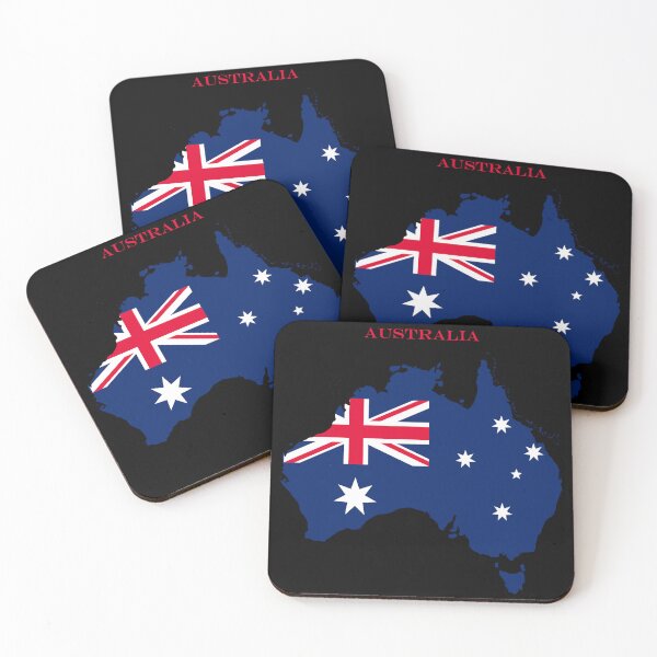 Item preview, Australia Map Flag Silhouette Australian Pride Gift designed and sold by NTGUILTY.