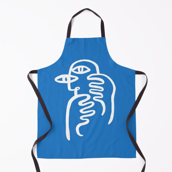Item preview, Think White in Blue designed and sold by ceciliawaxberg.