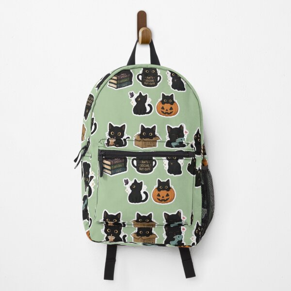 Item preview, Cute Black Cat Sticker Pack designed and sold by Peac7e.