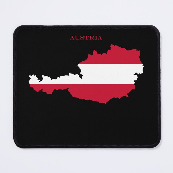 Item preview, Austria Map Flag Silhouette Austrian Pride Gift designed and sold by NTGUILTY.