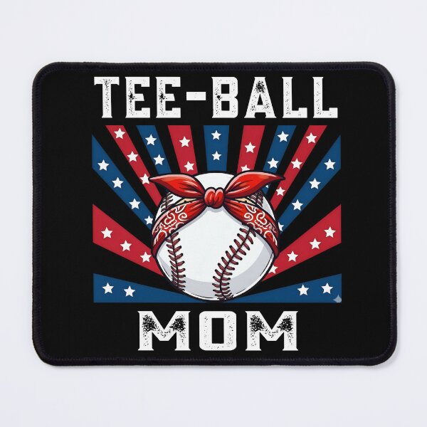Item preview, Patriotic Tee Ball Mom Baseball Shirt designed and sold by LarryMBrown.