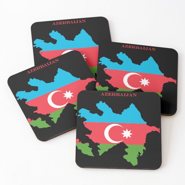 Item preview, Azerbaijan Map Flag Silhouette Azerbaijani Pride Gift designed and sold by NTGUILTY.