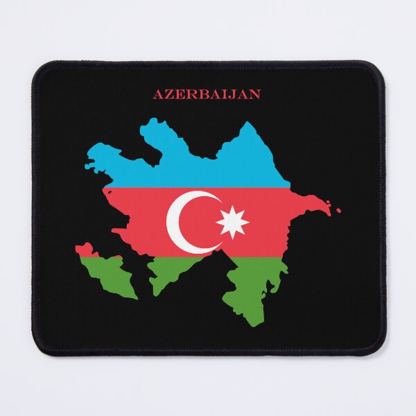 Item preview, Azerbaijan Map Flag Silhouette Azerbaijani Pride Gift designed and sold by NTGUILTY.