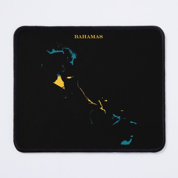 Item preview, Bahamas Map Flag Silhouette Bahamian Heritage Gift designed and sold by NTGUILTY.