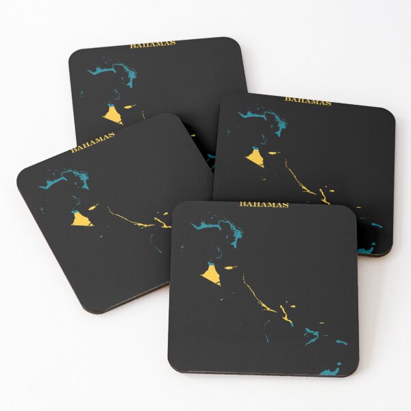 Item preview, Bahamas Map Flag Silhouette Bahamian Heritage Gift designed and sold by NTGUILTY.