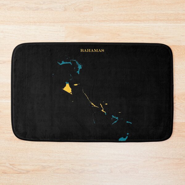 Item preview, Bahamas Map Flag Silhouette Bahamian Heritage Gift designed and sold by NTGUILTY.