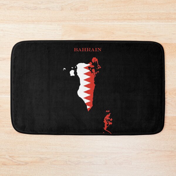 Item preview, Bahrain Map Flag Silhouette Bahraini Pride Gift designed and sold by NTGUILTY.