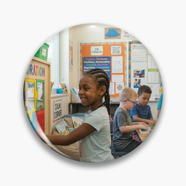 Item preview, *Inclusion In Action - SPED Teacher Sensory Classroom With Students Design* designed and sold by Petringo.