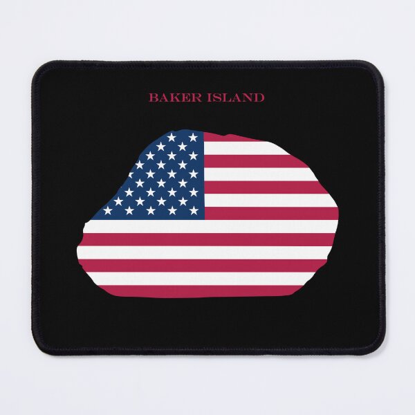 Item preview, Baker Island Map Flag Silhouette US Minor Outlying Islands Gift designed and sold by NTGUILTY.