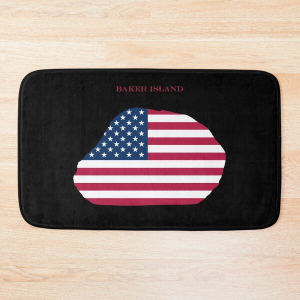 Item preview, Baker Island Map Flag Silhouette US Minor Outlying Islands Gift designed and sold by NTGUILTY.