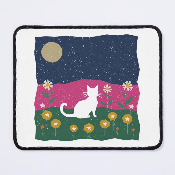 Item preview, Moonlit Garden Cat designed and sold by mellow-koko.