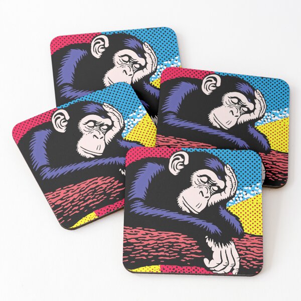 Item preview, Chimpancé reflectante al estilo del arte pop designed and sold by lautir.