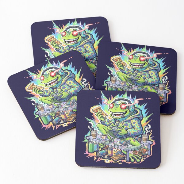 Item preview, Hyper Gaming Frog Design designed and sold by ChaosNest.