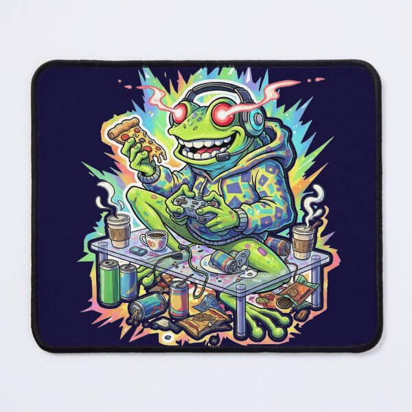 Item preview, Hyper Gaming Frog Design designed and sold by ChaosNest.