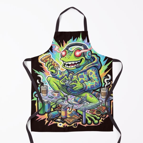 Item preview, Hyper Gaming Frog Design designed and sold by ChaosNest.