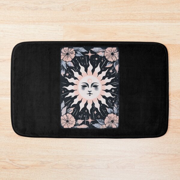 Item preview, Mystical Floral Celestial Sun Tarot designed and sold by Emegan Print Art.