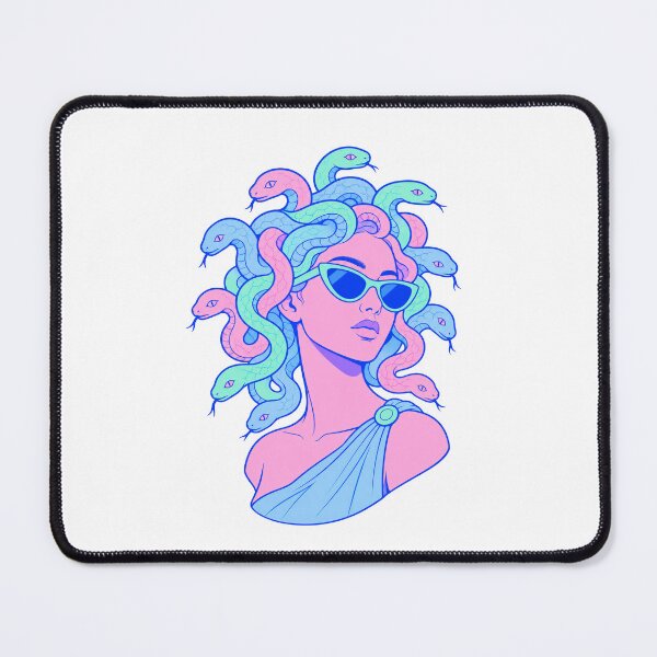Item preview, Retro‑Pop Medusa – Pastel Sunglasses Gorgon Design designed and sold by majesty-prints.