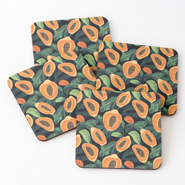 Item preview, Papaya Paradise | Tropical Fruit Seamless Pattern designed and sold by sundayclay.