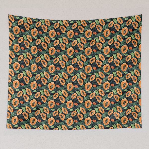 Item preview, Papaya Paradise | Tropical Fruit Seamless Pattern designed and sold by sundayclay.